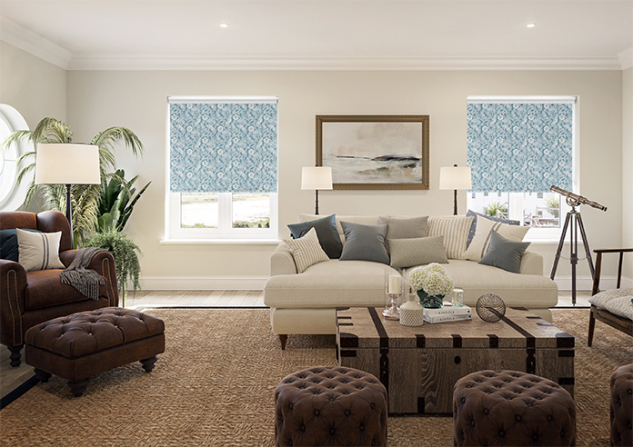 Cadogan, Blue Wedgewood - Roller Blind - Image 8